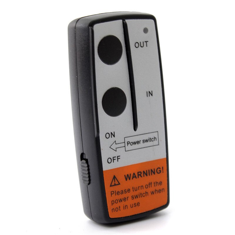 12V Universal 50ft Car Wireless Winch Electric Remote Control With Manual Transmitter Twin Handset For Truck ATV Truck Vehicle