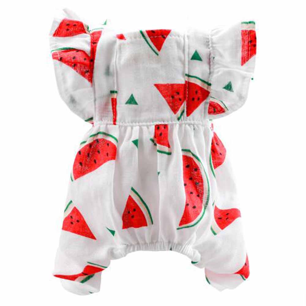 Hond Leuke Jurk Pet Puppy Prinses Tutu Jurk Zachte Ademend Hond Rok Bloemenprint Hond Rok Jurk Sport Lente Zomer kat Huisdier: Watermelon / L