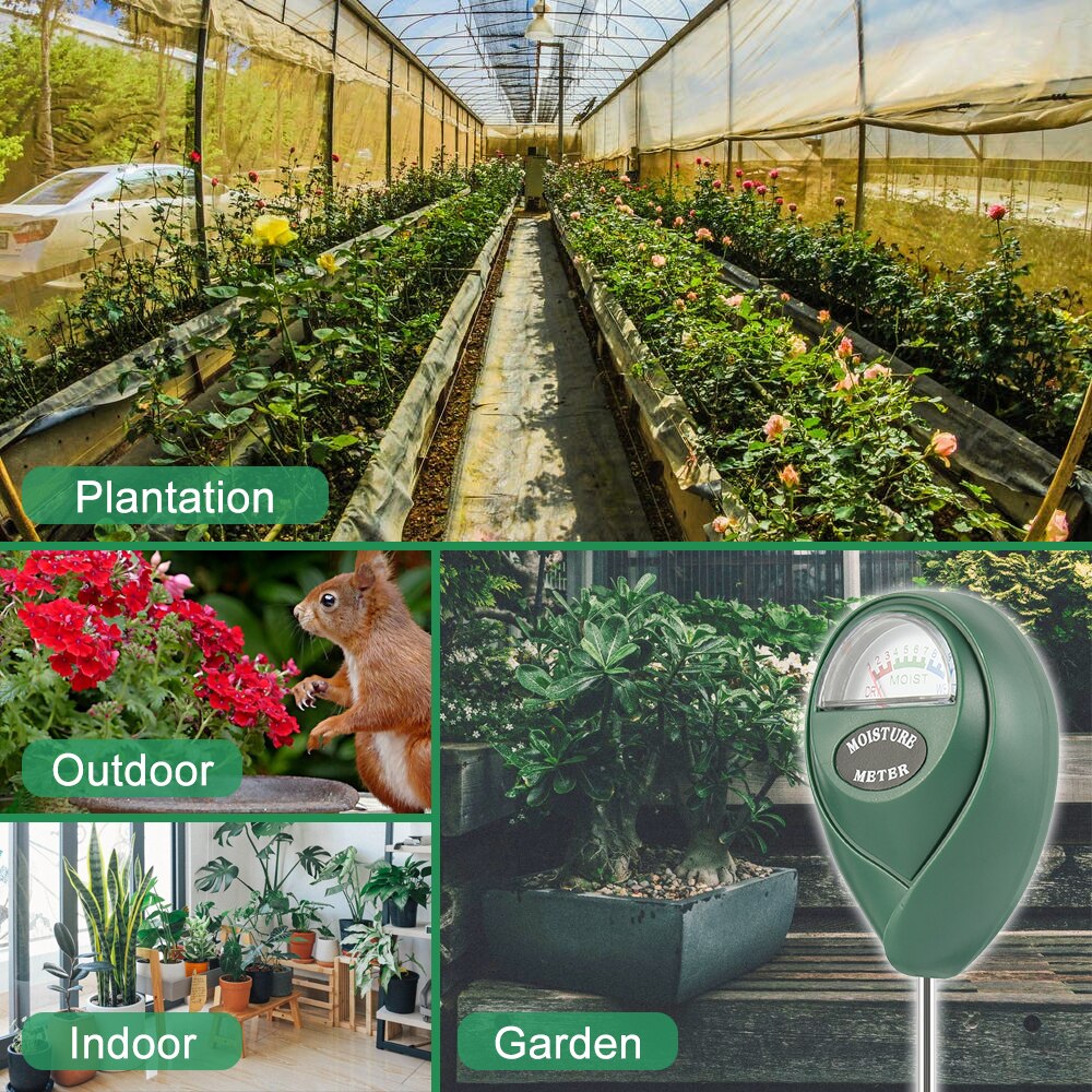 Soil Moisture Meter Soil Water Monitor Digital Moisture Sensor Hydrometer Needle Soil Humidity Meter for Garden Outdoor Indoor