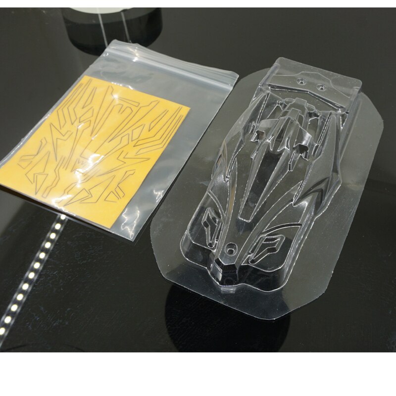 homemade decals for clear cowl shell AVANTE MK3/NEO VQS/ thunder shot MK2 polycarbonate body painting for tamiya MINI 4WD car: decal w film shell B