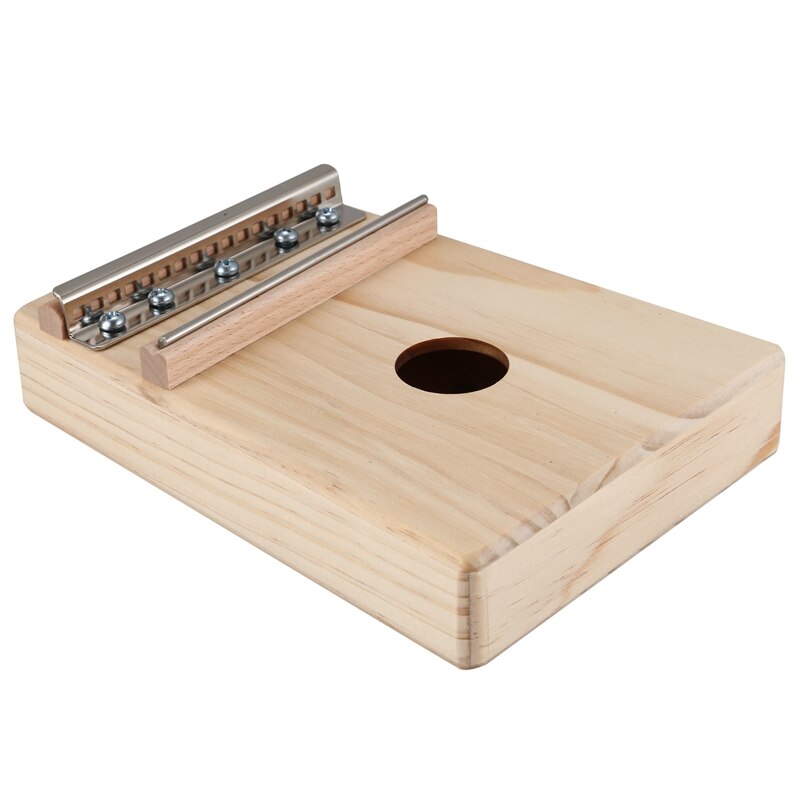 Simple Assembly 17 Key Kalimba Handwork DIY Kit Wood Finger Thumb Piano for Children Kids Musical Instrument