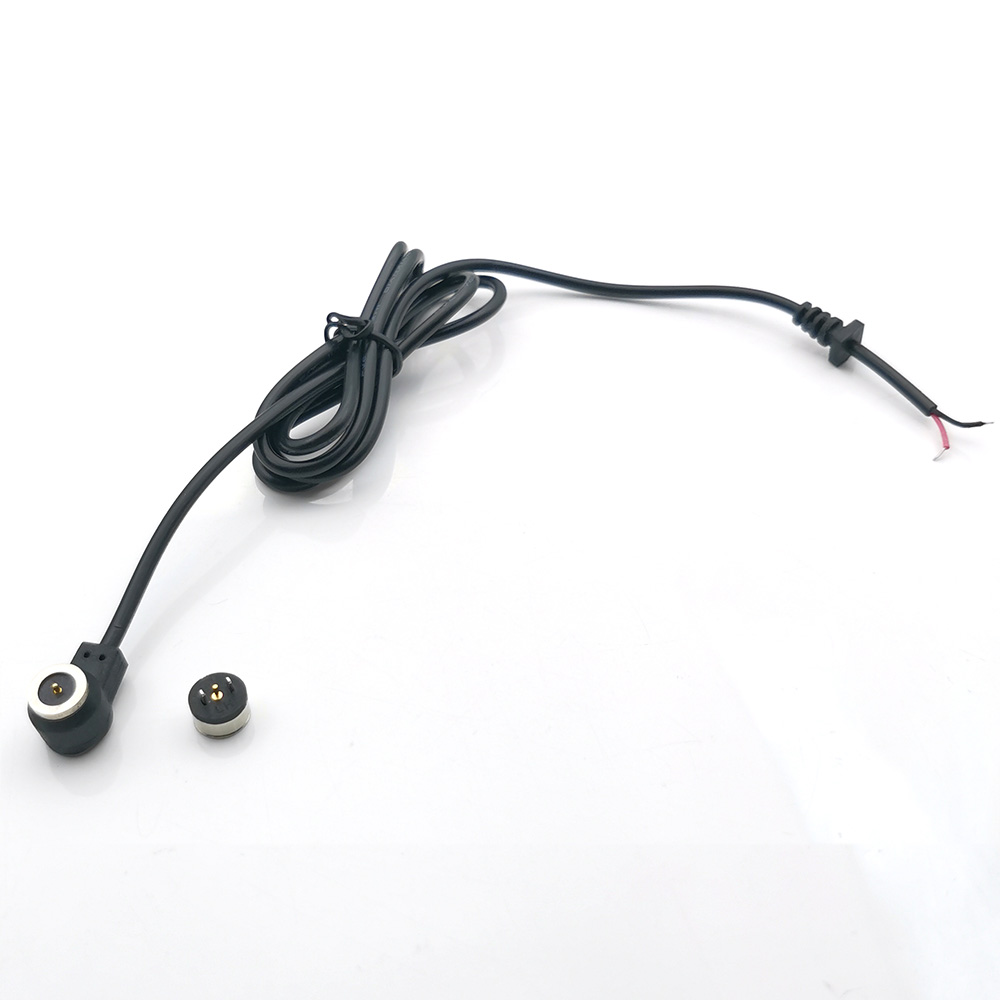 1 Set Adapter Charging Cable Magnet Spring-Loaded Pogo Pin Connector Fast Charging Magnetic Data Cable 24V 2A Power Cord