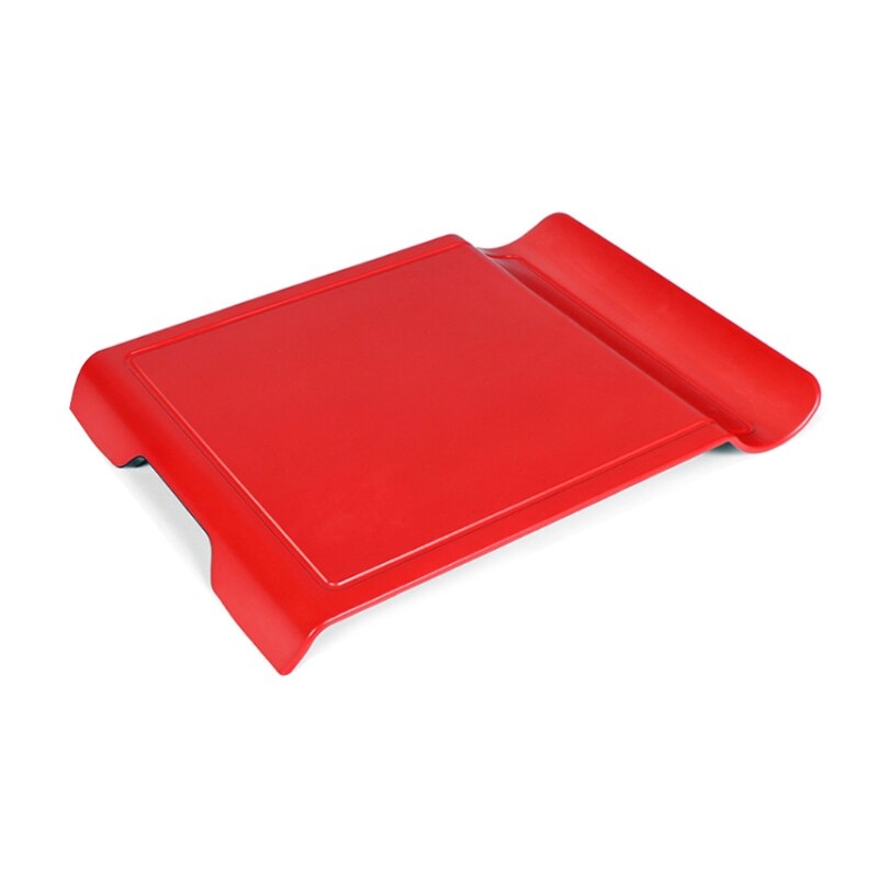 W3JA Multifunctional U-Shaped Cutting Board with Grooves Thicken Plastic Smart Non-Slip Meat Fruit Vegetable Chopping Plate