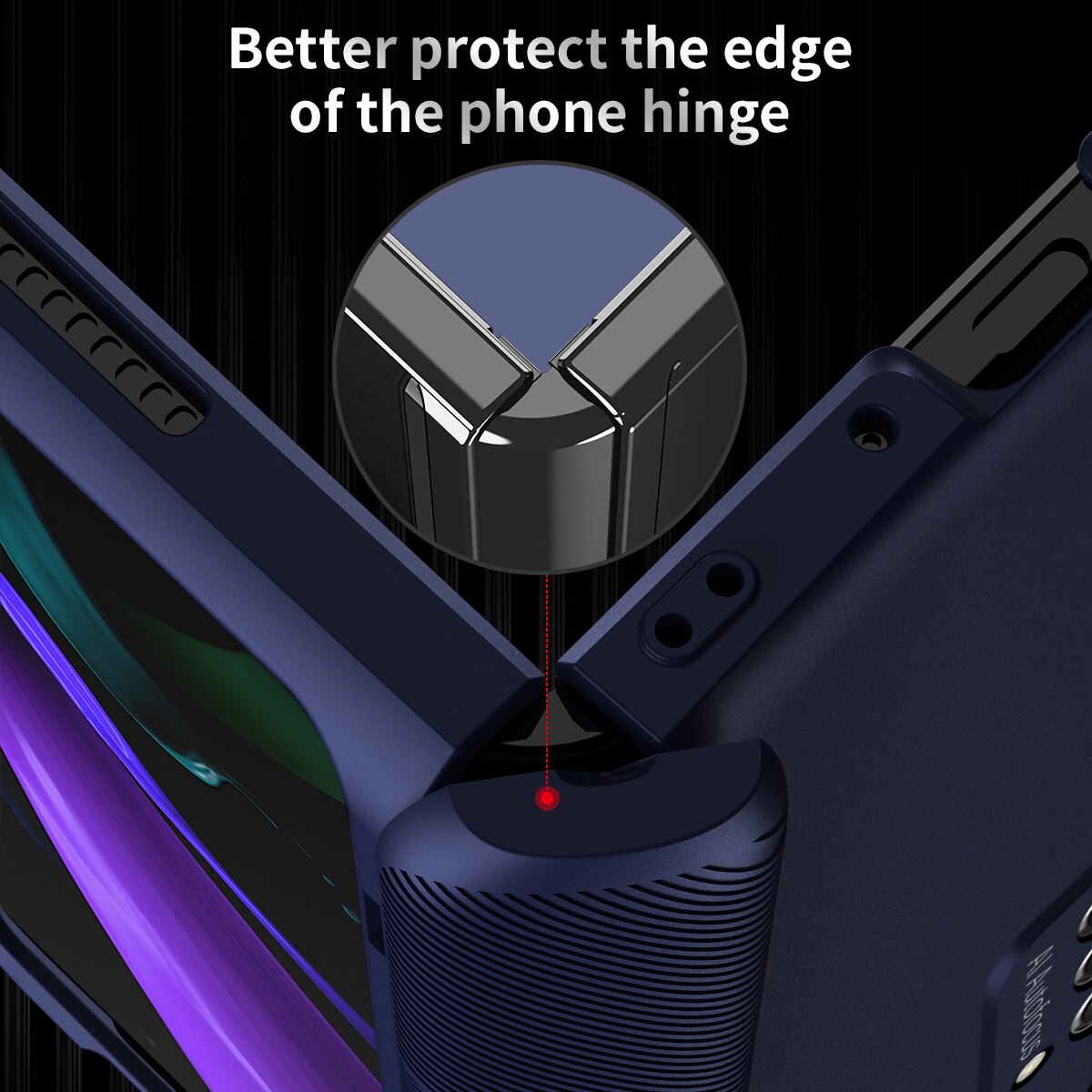 360 dobradiça proteção capa do telefone de corpo inteiro para samsung galaxy z fold 2 5g 2020 armadura protetora caso + frente vidro temperado flim