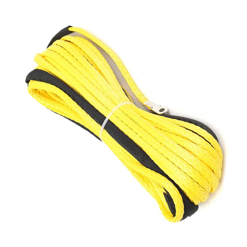 Nylon Rope 5.5mm x15m Synthetic Fiber Winch Line Cable Rope 4x4 Off-road Vehicle Winch Rope Synthetic Rope 5500LBs