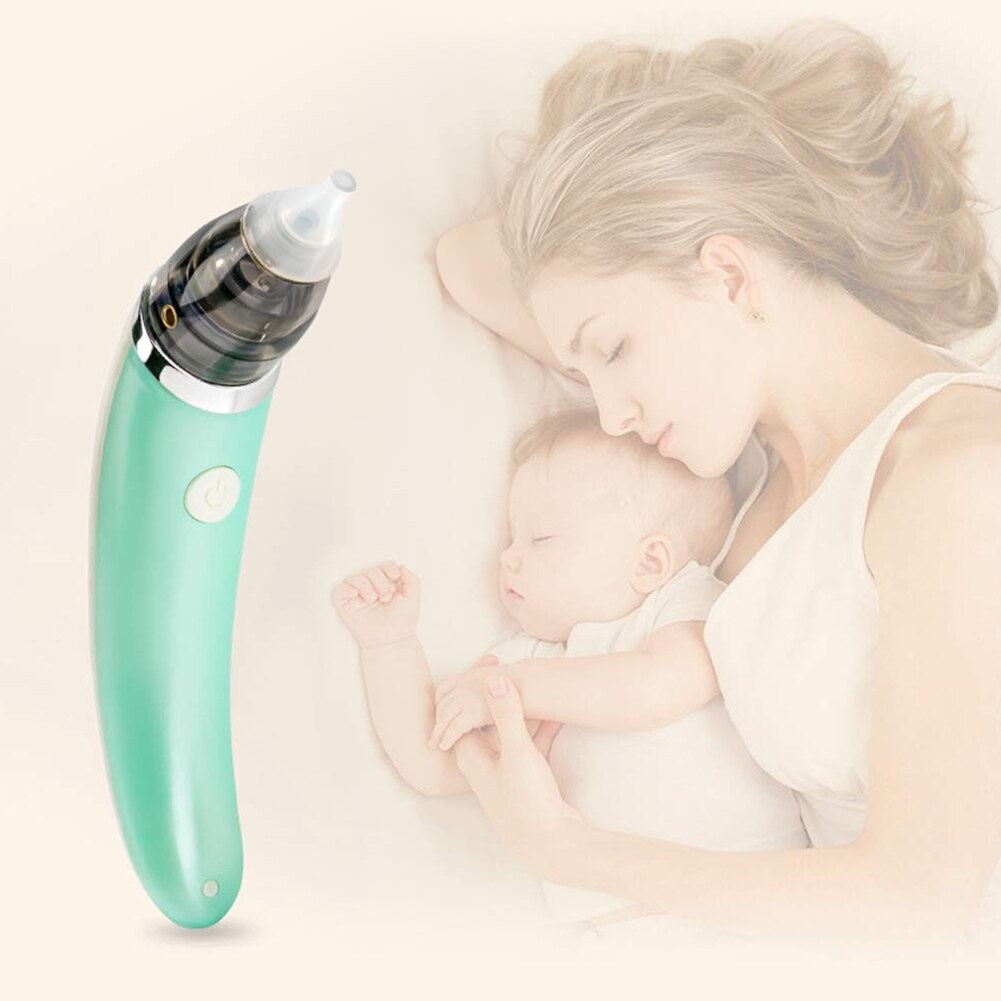 Electric Baby Nasal Aspirator Nose Mucus Vacuum Cleaner with 5 Levels for Kids Infant M09