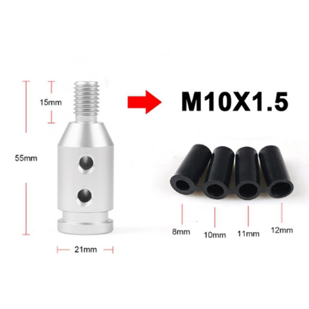 M10x1.5mm Pookknop Adapter Voor Bmw Voor Mini Niet Schroefdraad Shifter Aluminium Pookknop Adapter