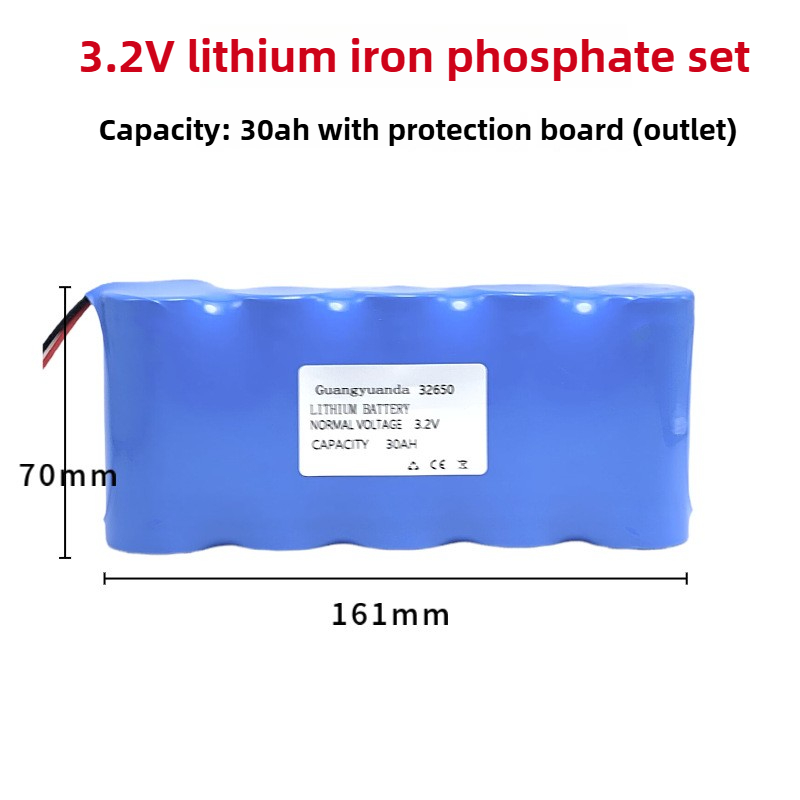 Akumulator LiFePO4 32650 3,2V Litowo-żelazowo-fosforanowy robić lampa solarnych, reflektorów ulicznych, z panelem zabezpieczającym.: Różowy