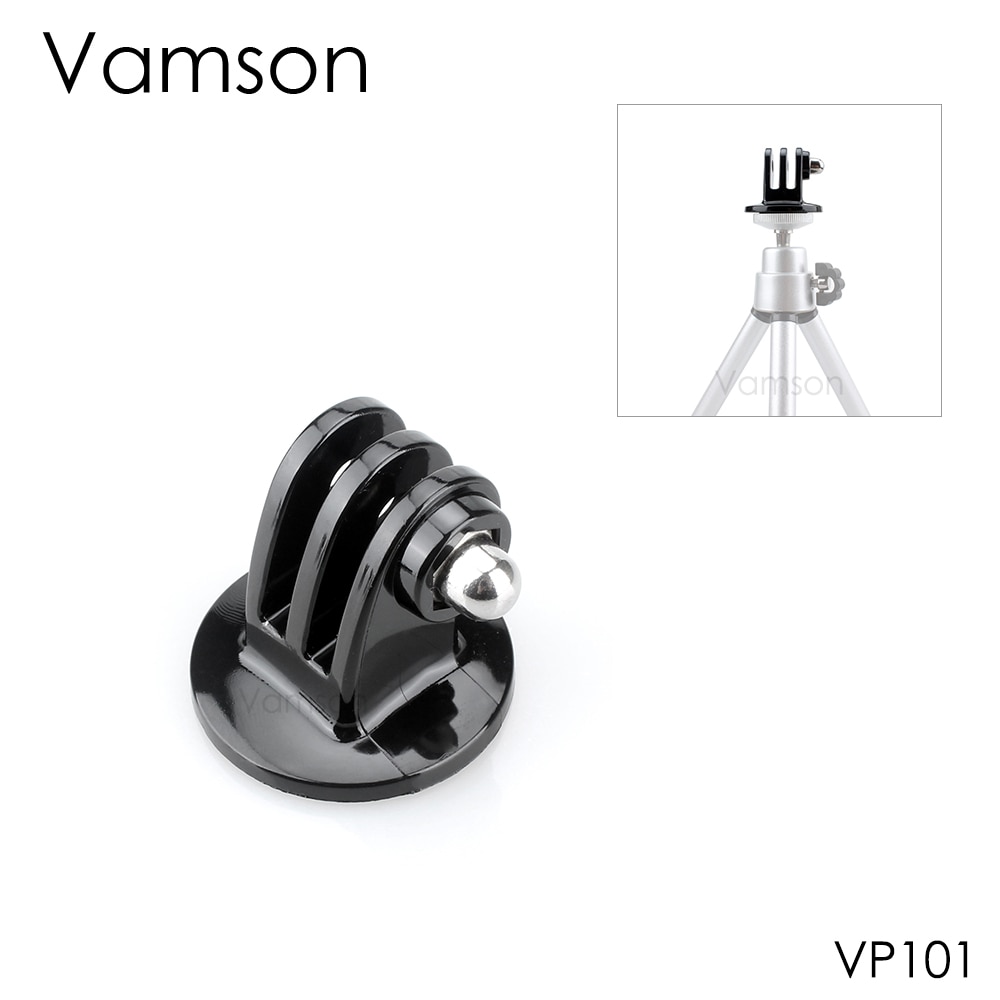 Vamson for GoPro Accessories Mini Adapter Monopod Tripod Mount for Go Pro Hero 8 7 6 5 4 3+ 2 for Yi 4K for SJ4000 VP101