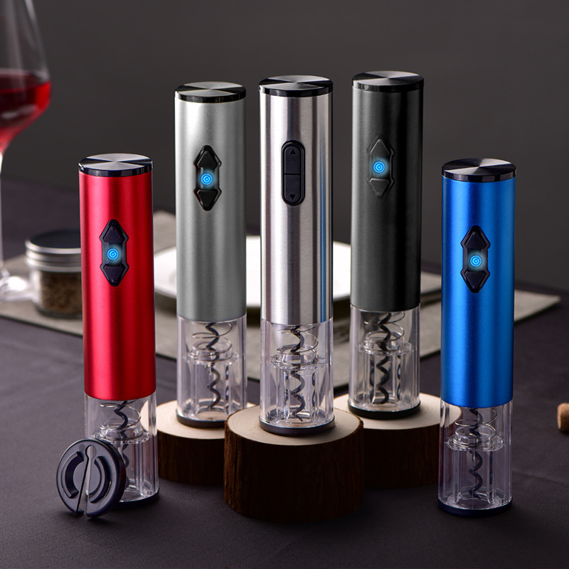 NEUF - Tire Bouchon Électrique Ouvre Bouteille Automatique Décapsuleur pour Vin Professionnel pour Amateurs de Vins Cadeau de Luxe (Or, Jeu, Boîte Cadeau, Rechargeable) - Arts de la table