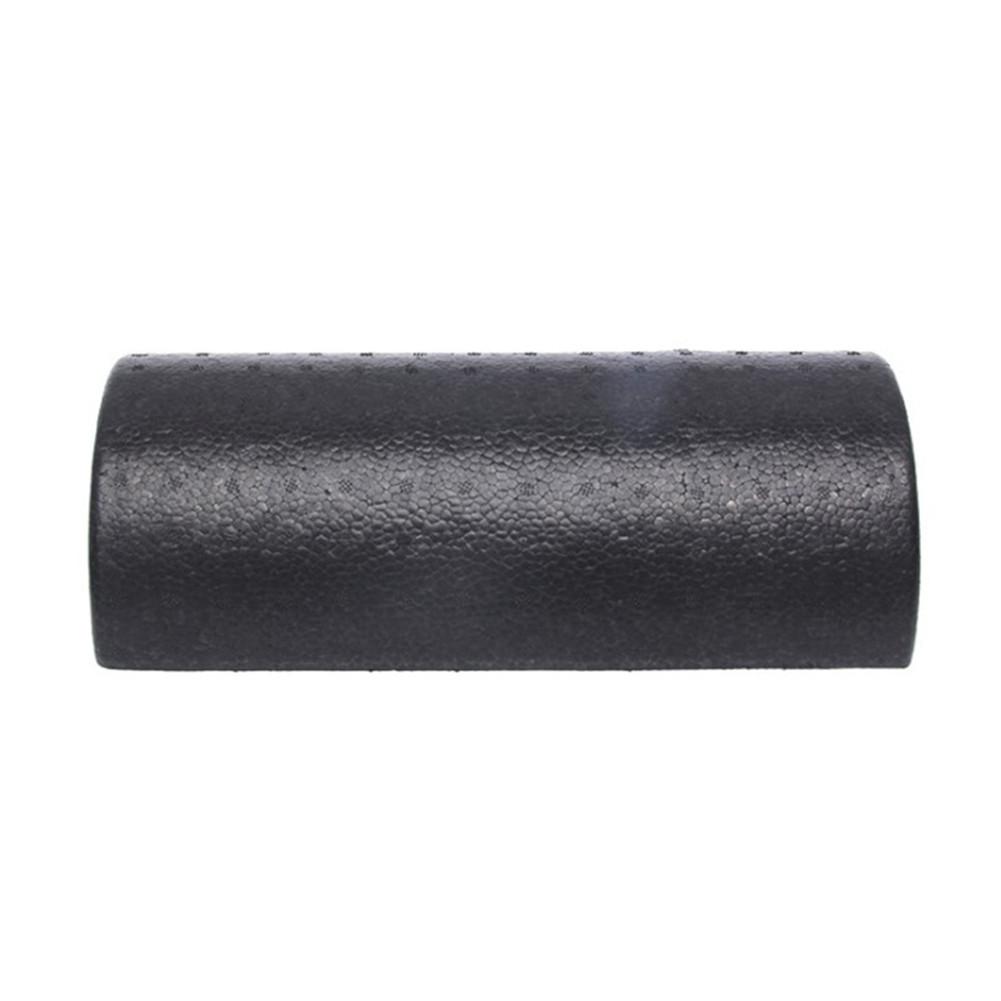 1Pc Half Ronde Yoga Kolom Roller Fitness Hoge Dichtheid Gegoten Half Foam Roller Zwart Yoga Roller Fitness Accessoires