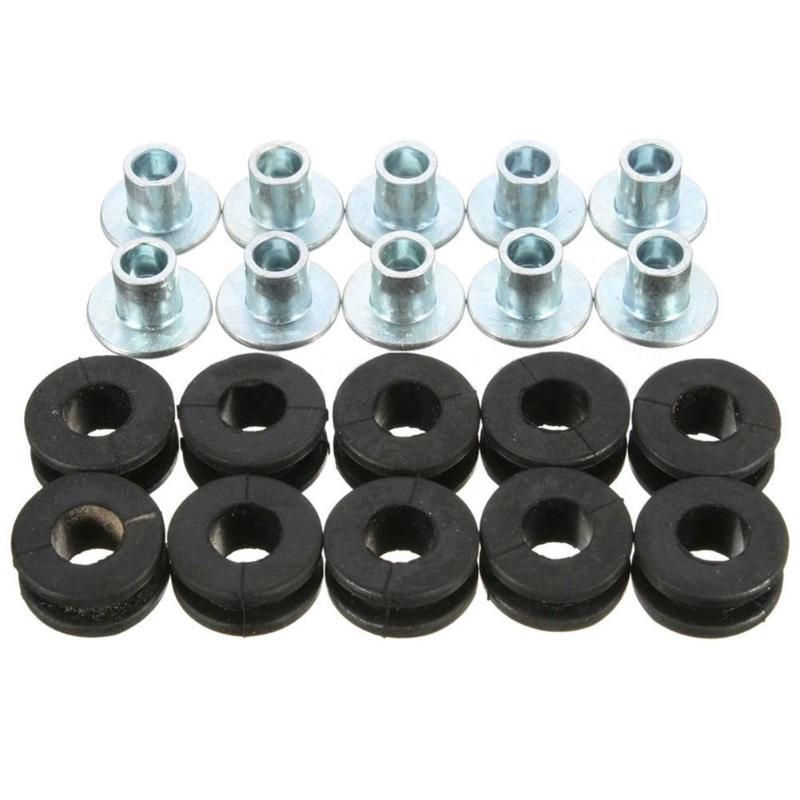 10Pcs Motorcycle Rubber Buffer Wasmachine Decompressie Bolt Buffer Kit Vervanging Accessoires