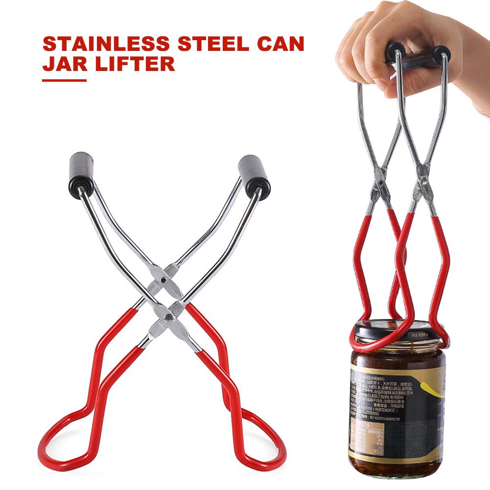 Roestvrij Staal Kan Lifter Anti-Slip Anti-Brandwonden Desinfectie Klem Voor Blikjes Glas Blikjes En Jelly Blikjes Keuken gereedschap