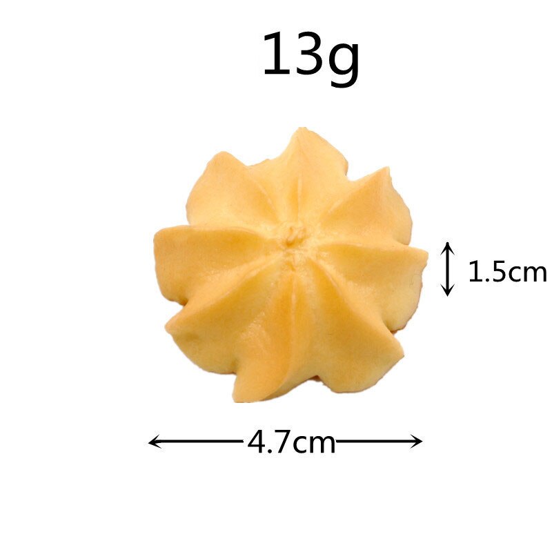 Artificial Cookie Faux Cookie Model Home Simulation Biscuit Food Dessert Baking Kitchen Decoration Table Window Props: 05
