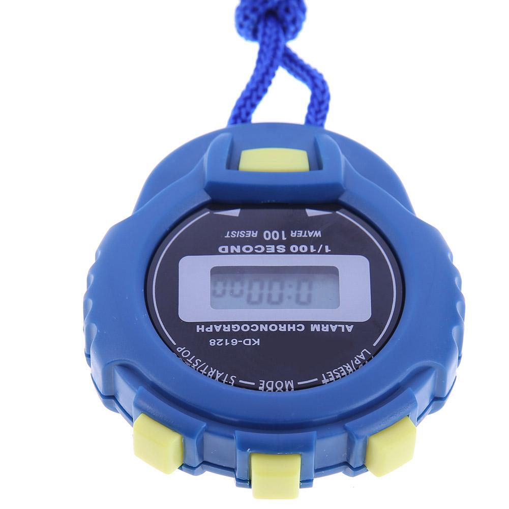 Digital Timer LCD Chronograph Stopwatch Sport Counter Odometer Watch Alarm Pratical Athletes Timer ABS Shell