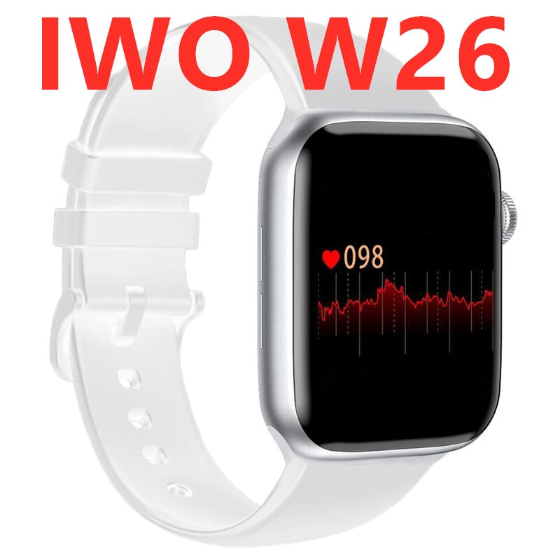 Iwo 12 Pro W26 Smart Horloge IP68 Waterdichte Smartwatch Mannen Serie 6 Ecg Hartslag Call Horloge Vrouwen Sport fitness Tracker