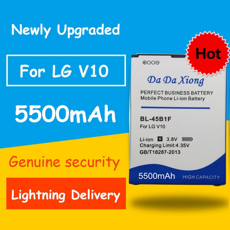 Batería de repuesto para LG, pila de repuesto de 7900mAh, BL-45B1F, BL45B1F, para V10, H961N, F600, H900, H901, VS990, H968, H960, K520,