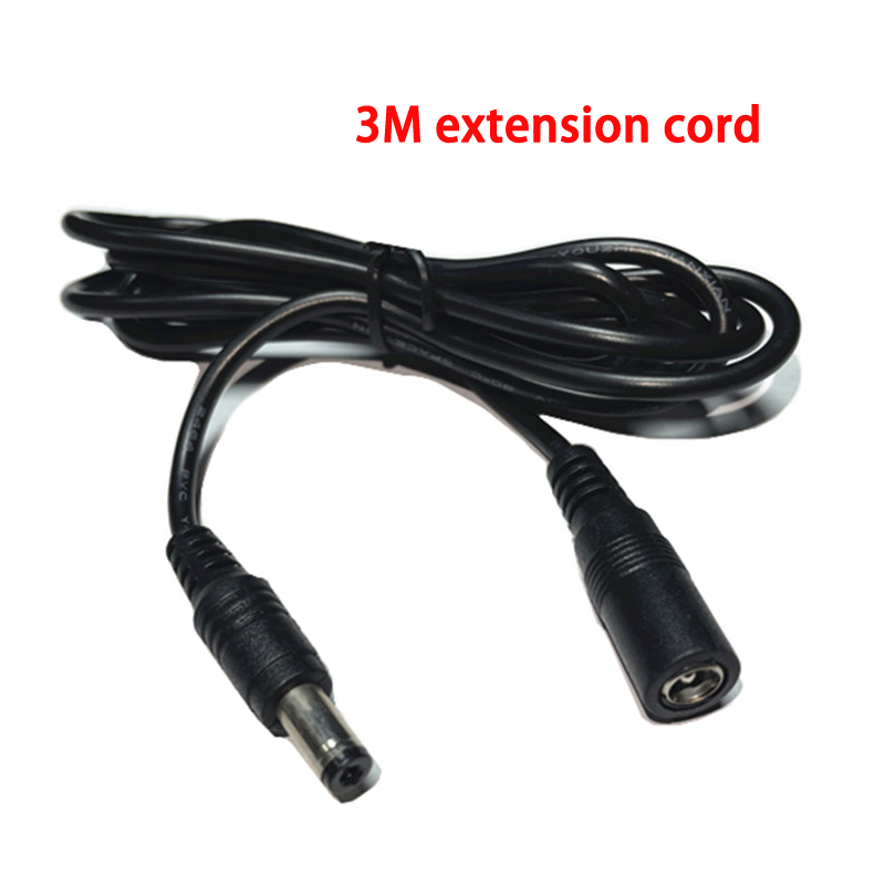 10m 5m 3M 1m 5.5*2.1mm DC Power connector Jack Adapter lead 12V cable DC female Male extension external Plug CCTV Camera Router
