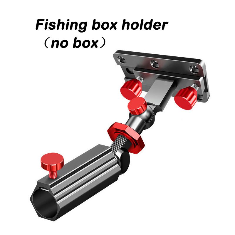 Fishing Rod Holder CNC Aluminum Magnesium Alloy Universal 360 Adjustable Fish Box Rod Rack Stand Support Fishing Accessories: Default Title