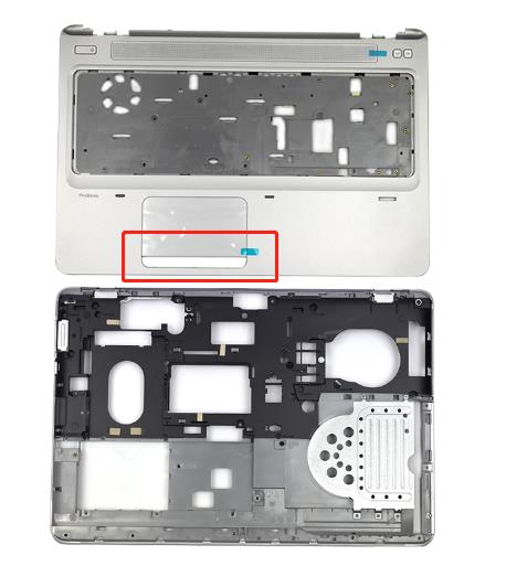 Écran LCD pour ordinateur portable HP Probook 650 G2 655 G2 G3, coque arrière/avant/lunette/charnières/repose-paume/boîtier inférieur d'origine, 840724 – 001, 840726-001: CD Cover 1