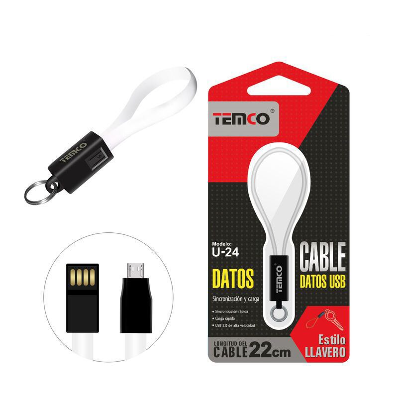 Mikro USB Daten Kabel Tragbare Schlüsselbund 22cm Mini Keychain Ladegerät Kabel Schnelle Ladegerät Multicolors Freies aus Spanien