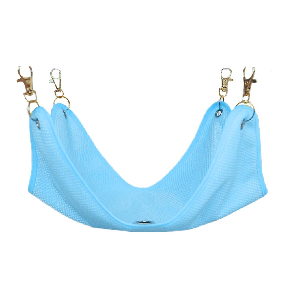 chomik hamak szynszyli fretek szczur papuga fretka oddychający siatkowy hamak małe zwierzę domowe wiszące łóżko poduszka dom klatka: niebieski / M