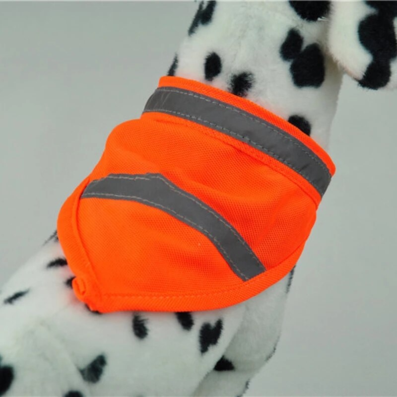 Chihuahua Teddy Huisdier Slabbetjes Reflecterende Hond Speeksel Handdoek Fluorescerende Hond Sjaal Bandana Voor Honden Klittenband Lichtgevende Halsband