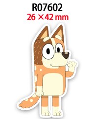 Bluey Australia Cartoon Planar Resins For Bow Hair Handamde Earring Decor Material 30pcs/lot R0759 R0760 R0761: R07602
