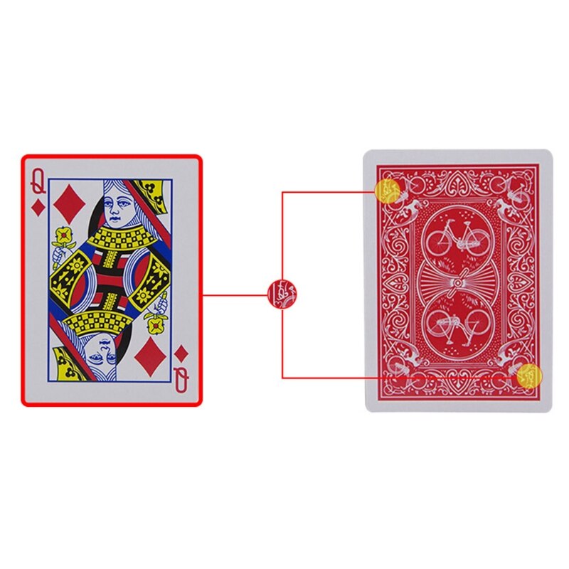 Secret Marked Stripper Deck Playing Cards Poker Cards Magic Toys Magic Trick F3ME