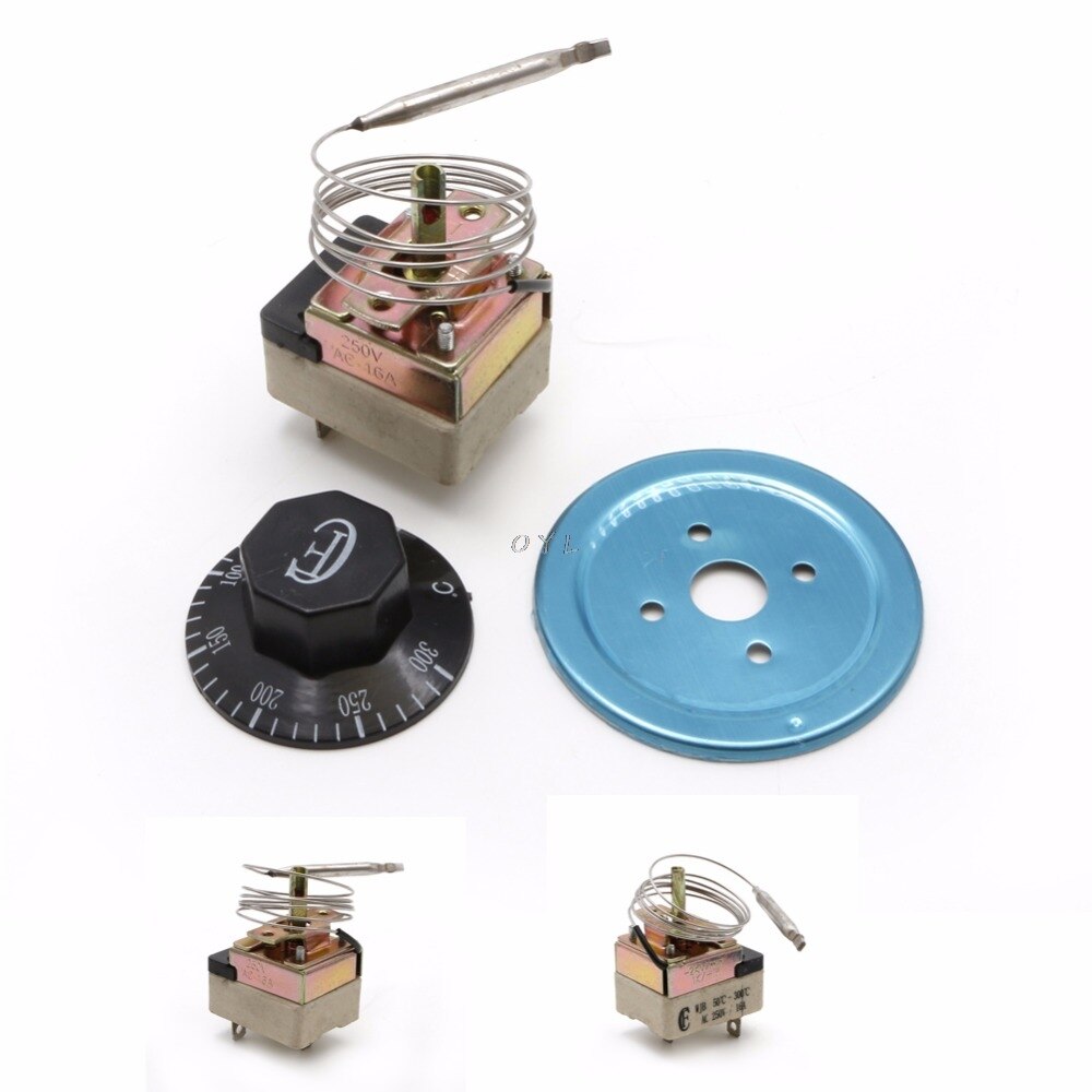 AC 250V 16A Thermostat Temperature Controller NC NO For Electric Oven