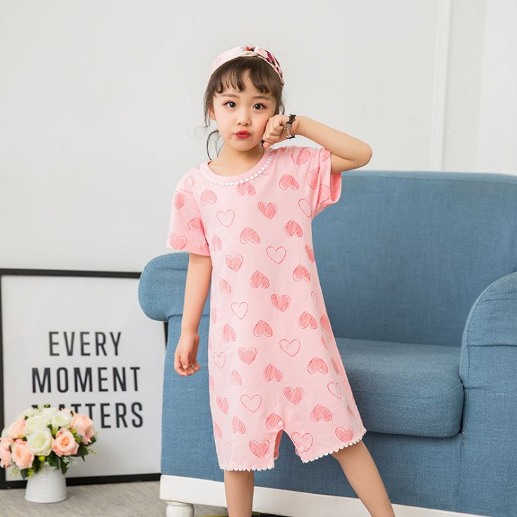 Aanbieding Kinderen Kleding Meisjes Baby Pyjama Katoen Prinses Nachtjapon Kinderen Thuis Kleding Meisje Nachtkleding: CAMEL / 6