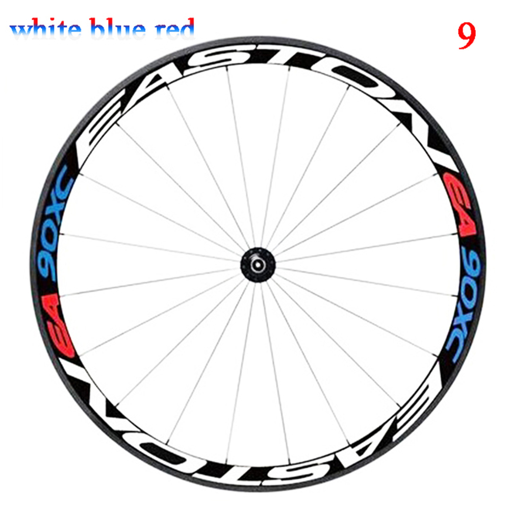 1 Seite Fahrrad reifen reflektierende Aufkleber Rad Speichen Sicherheits warnleuchte Reflektor Aufkleber 26/27,5 Zoll Rad Fahrrad zubehör: Navy Blau