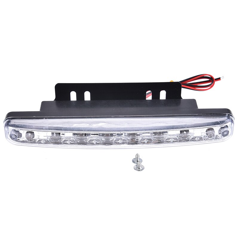 Anti-collision LED Light Dustproof 6000K 1Pc Car Truck Running White 8W