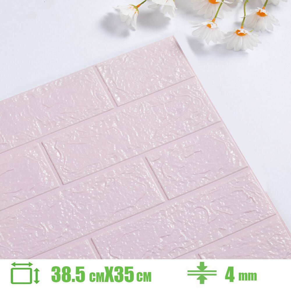 Decoratieve 3D Muurstickers Zelfklevende Behang Schuim Panelen Home Decor Woonkamer Slaapkamer Huis Decoratie Badkamer Sticker: E