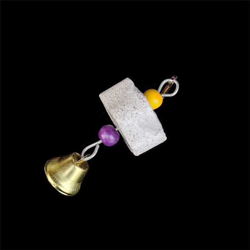 Oncpcare 2Pcs Kleine Huisdier Kauwen Speelgoed, Chinchilla Molaire Staaf Tanden Reiniging Slijpen Speelgoed, Konijn Cube Natuurlijke Puimsteen Lava Minerale Vulkanische Steen
