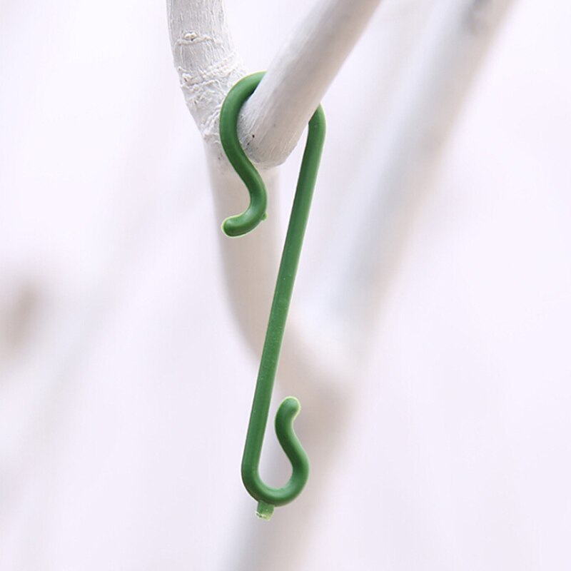 100 sztuk ornament haki w kształcie litery S wieszak stojak na ubrania klucz kapelusz wiszące gospodarstwa domowego kuchnia stojak robić przechowywania w łazience na boże narodzenie