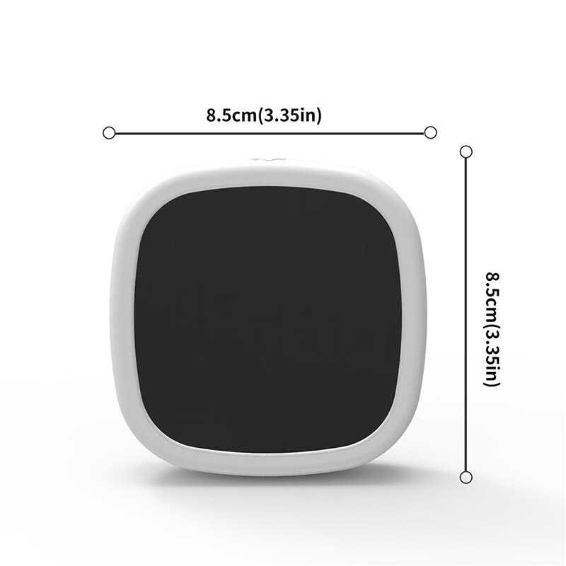 Trendy LED Mute Alarm Clock Office Bedside Shockproof Silicone Sound Activated Digital Alarm Clock Interior Decoration