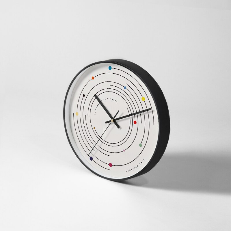 Modern Wall Clock Minimalist Large Silent Quartz Hanging Needle Clock Kitchen Living Room Home Decor Clock: B / 10 inches