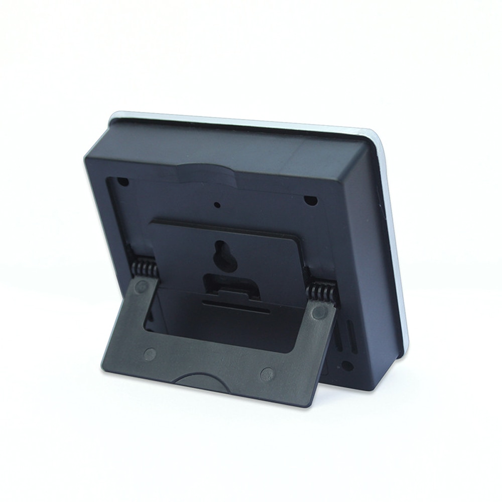 LCD Indoor Digital Thermometer Hygrometer Alarm Clock Calendar Weather Station Desk Clock Temperature Humidity Meter Clock