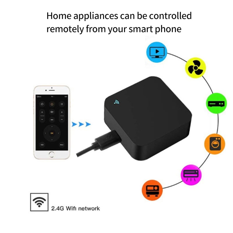 Universal IR Smart Remote Control WiFi + Infrared Home Control Hub Tuya App Works with Google Assistant Alexa Siri for smartHome
