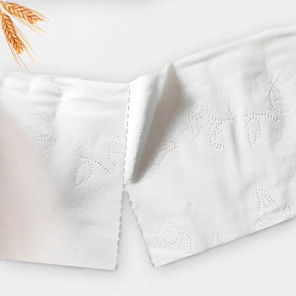 Wit toiletpapier toiletrol tissue rol verpakking  of 10 4- laags papieren handdoeken tissue huishoudelijk toiletpapier toiletpapier