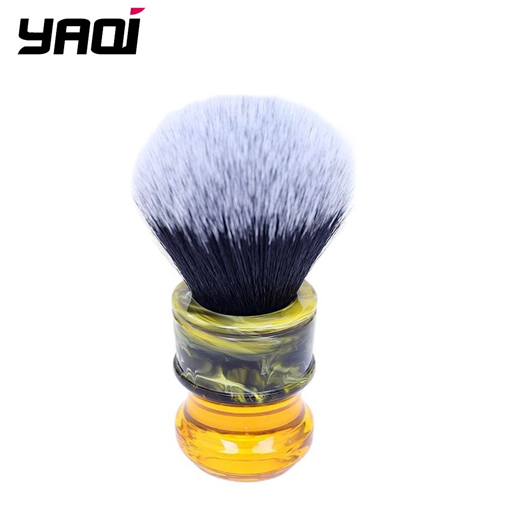 Yaqi – Sagrada Familia noir/blanc, 24MM, manche en fibre de résine synthétique, brosse de rasage humide pour hommes
