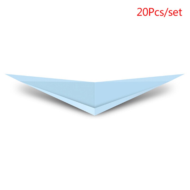 20Pcs Nooit Vallen Surfen Papier Vliegtuigen Speelgoed Hand Gooien Zweefvliegtuig Educatief Speelgoed