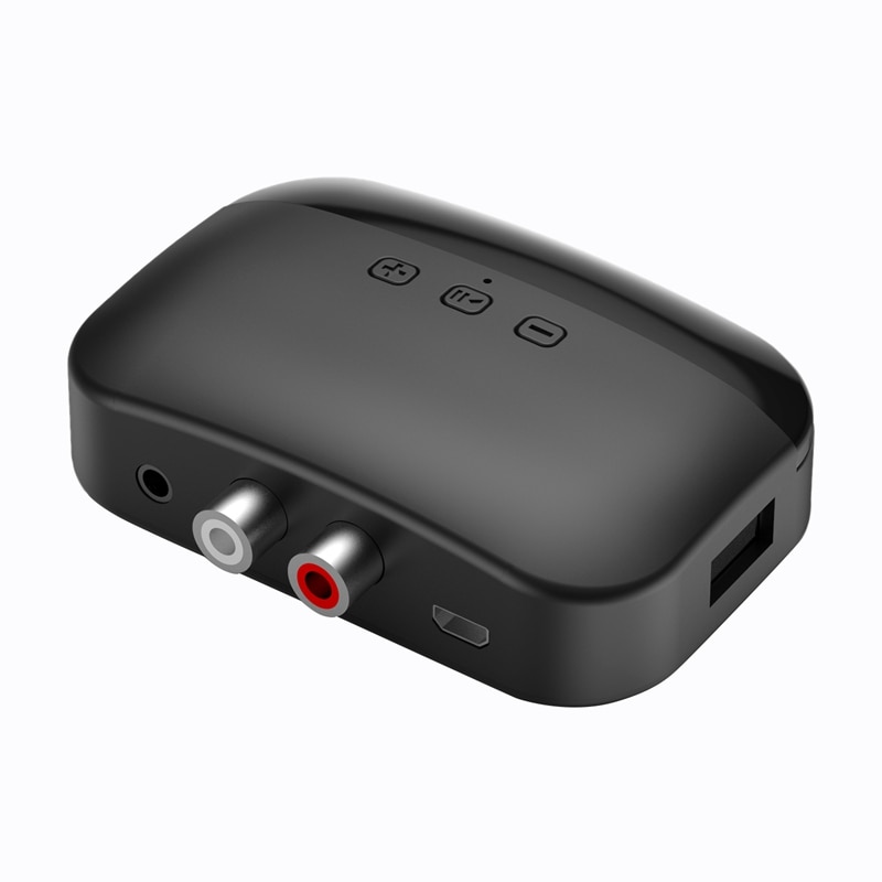 Bluetooth Adapter Draadloze Nfc Ontvanger 5.0 Aptx Ll Rca 3.5Mm Jack Aux O Adapter Ondersteuning Tf-kaart U Disk reader: Default Title