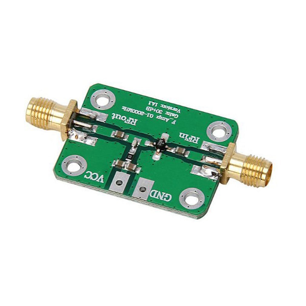 0.1-2000MHz haut débit amplificateur de Signal RF Module radiofréquence à faible bruit LNA amplificateur de puissance à Gain élevé 30dB émetteur