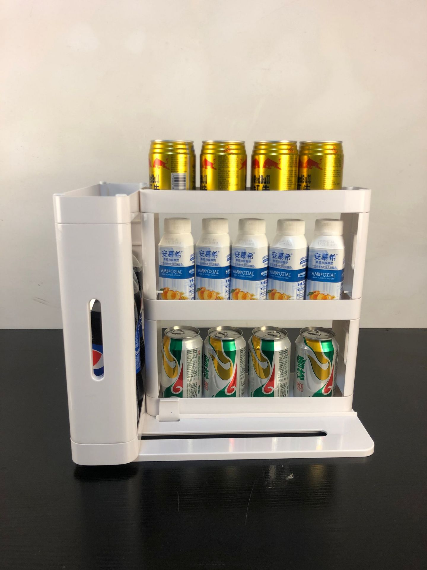 Upgrated Kitchen Organizer Rotating Storage Rack Kitchen Rotating Storage Rack Jar Bottle Storage Stand 1/2/3 Layer Storage Rack