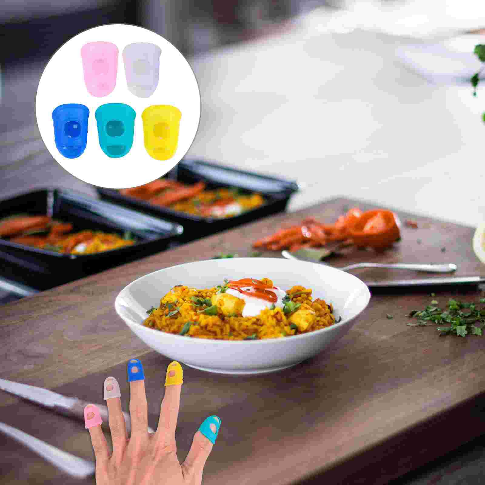 40 Pcs Nonslip Finger Covers Finger Protectors Comfortable Protection Caps )