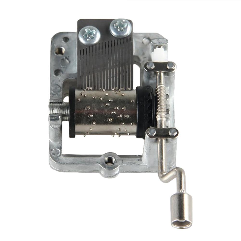 Mini boîte à musique en métal à manivelle, boîte à musique à monter soi-même, une variété d&#39;options musicales pour décor de mouvement musical, offre spéciale: J