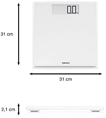 Soehnle Style Sense Safe 100 - Bascula de baño digital, color Blanco