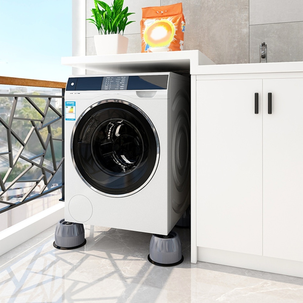 4pcs Heightening Pads Washing Machine Pads Foot Mats Furniture Pad Supplies